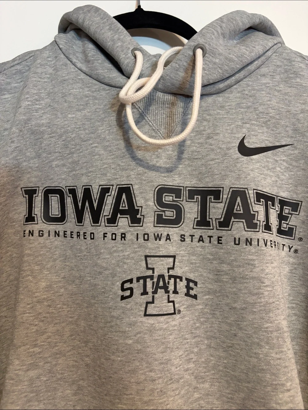 Nike Gray Iowa State Pullover Hoodie